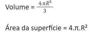 formula volume esfera