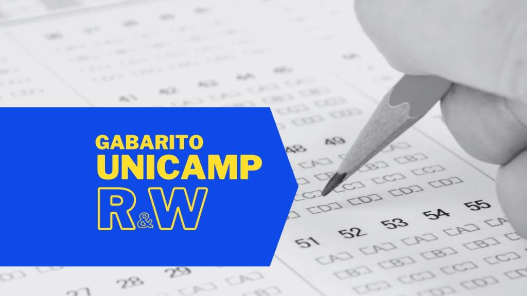 Gabarito Unicamp 2025 prova R e W: veja as respostas extraoficiais