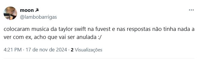 taylor na fuvest