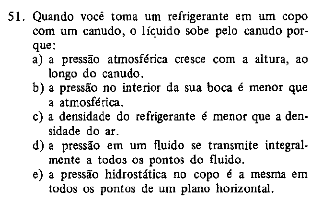 questao-51 Print da questão 51 da prova da Fuvest de 1978