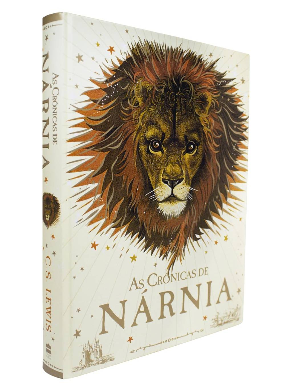 Capa do livro "As Crônicas de Nárnia (Volume único com capa dura e ilustrado)"