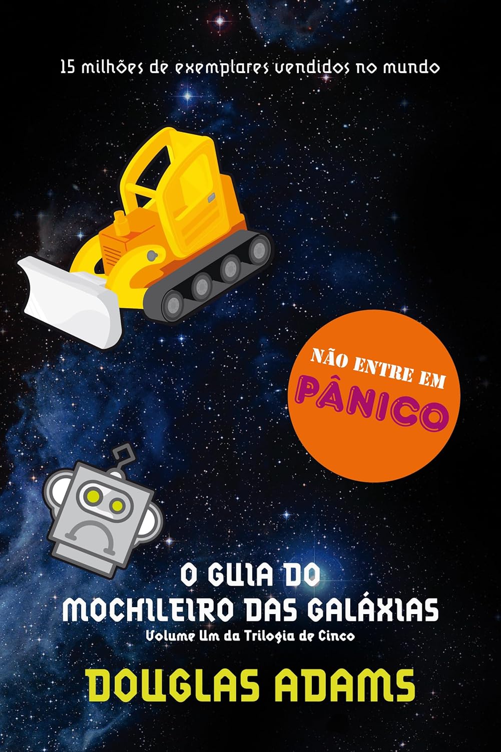 Capa do livro "O guia do mochileiro das galáxias"