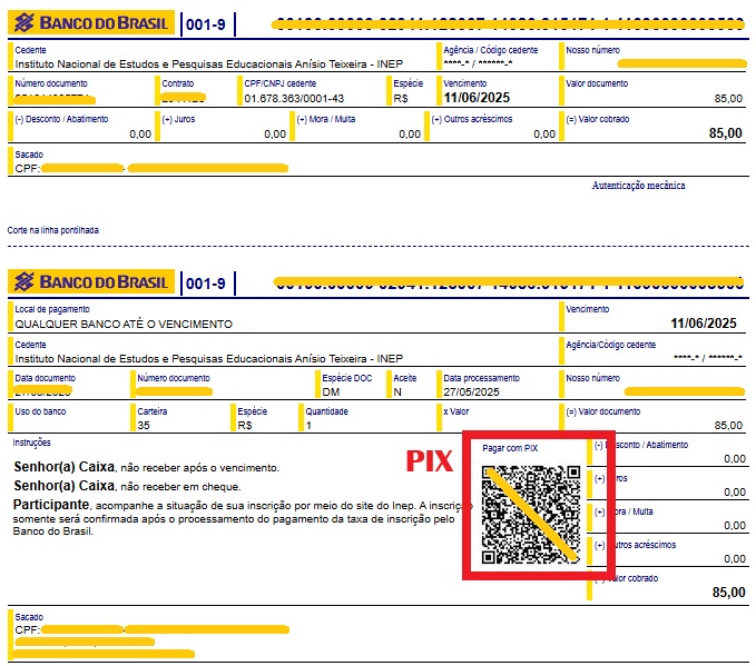 enem como pagar a inscrição – boleto censurado 4 enem como pagar a inscrição - boleto censurado 4