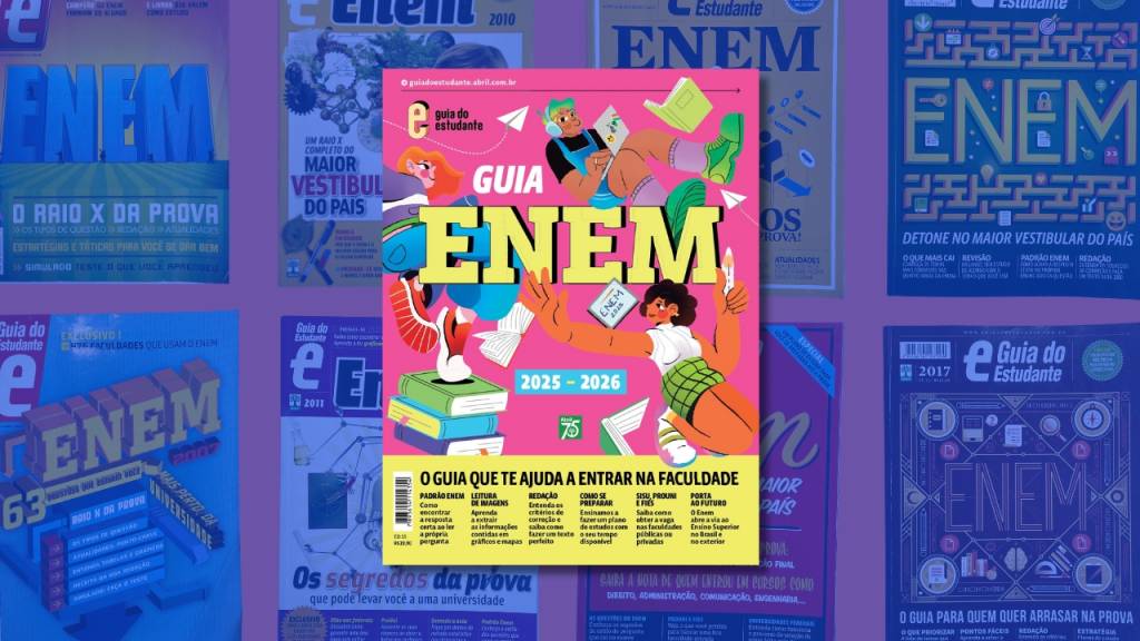 GUIA DO ESTUDANTE retoma revista impressa com edição sobre Enem 2025