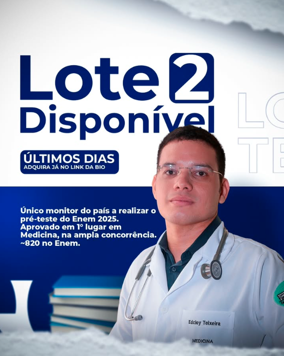 Propaganda da monitoria de Edcley