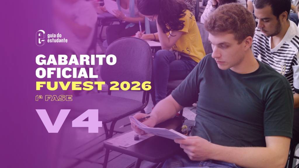 Gabarito Fuvest 2026 V4: confira as respostas oficiais da primeira fase