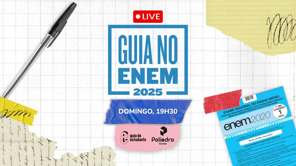 GUIA DO ESTUDANTE terá live comentando Enem 2025 após as provas