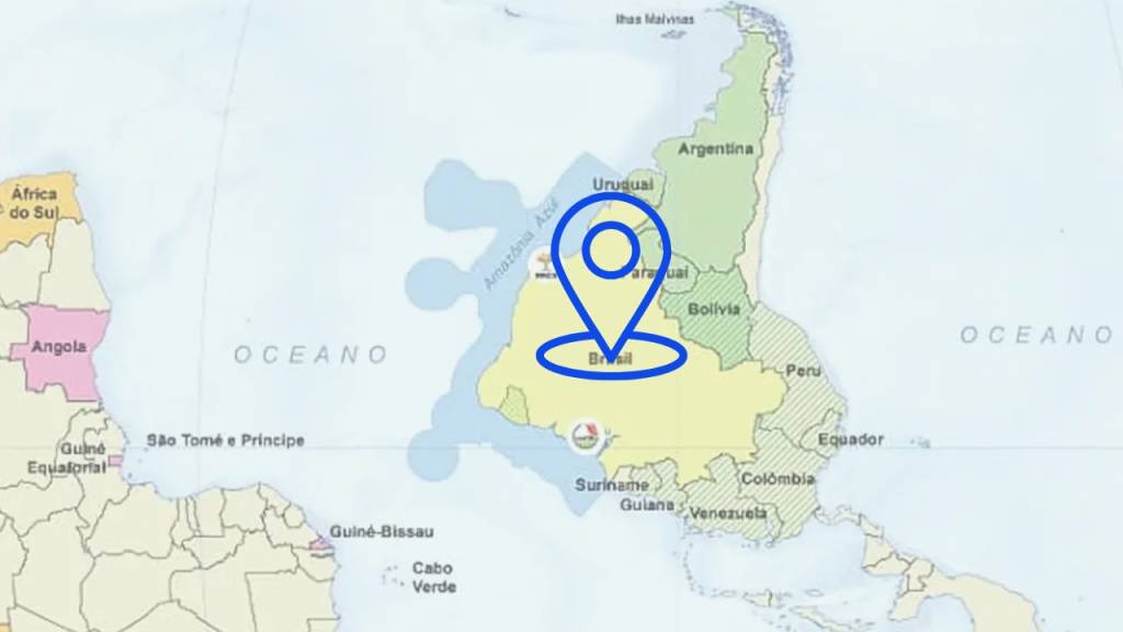 O que o mapa-múndi invertido do IBGE nos ensina para o Enem