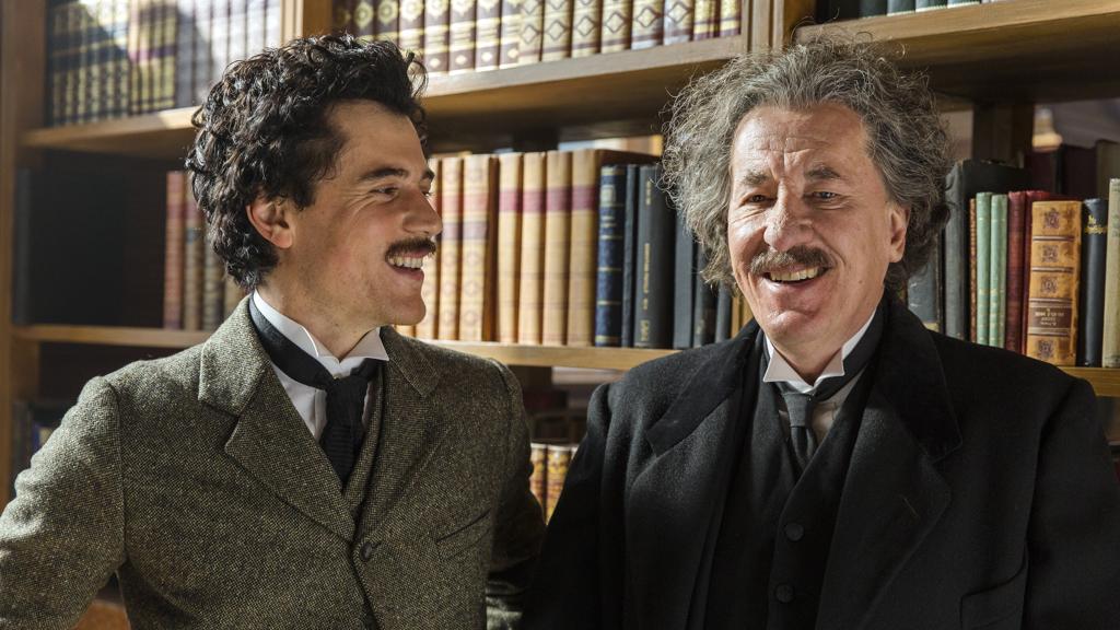 Albert Einstein retratado na série